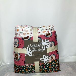 NWT Matilda Jane Clothing Bedskirt Full Size Fall Friends
